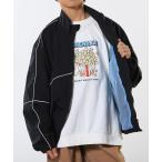 ブルゾン アウター 「100-150cm/洗える/男女兼用」スタンドカラー パイピングブルゾン キッズ 子供服 男の子 女の子