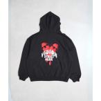 パーカー 「VISION STREET WEAR」ハートロゴジップパーカー メンズ レディース