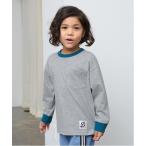 tシャツ 「カイテキ天竺」バイカラーポケットTシャツ キッズ 子供服 男の子