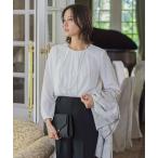 ブラウス シャツ 「透けにくい」ストレッチシフォンブラウス「洗濯機で洗える」 レディース