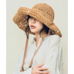 帽子 ハット SUNFLOWER「サンフラワー」影まで美しいレース編みハット レディース