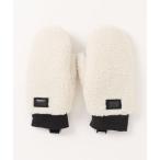 手袋 W UGGFLUFF MITTEN WITH LOGO TAPE 101099-NMB レディース