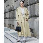 トレンチコート コート 高身長　ライナー付きトレンチコート（トールサイズ） レディース