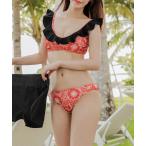  купальный костюм Wave & Whisper оборка верх & шорты бикини 2 позиций комплект женский 