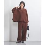 ブラウス シャツ COMFY スリットノーカラー プルオーバー -吸水速乾 UVカット ウォッシャブル- レディース