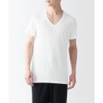 インナーシャツ 肌着 紳士 脇に縫い目のない 2枚組 Vネック半袖Tシャツ メンズ