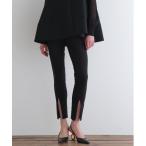 パンツ SOLOTEXブロードセンタースリットパンツ レディース