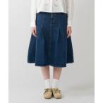 デニムスカート Levi's/リーバイス PLEATED ミニスカート ダークインディゴ