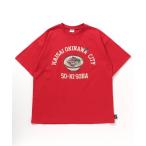 tシャツ 半袖 「リンク」OKINAWAアート半袖Tシャツ(大人) レディース メンズ
