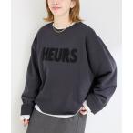 トレーナー スウェット 「追加」ラメサガラ刺繍ロングスリーブ裏毛スウェット レディース