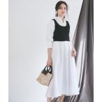 シャツワンピース 「SLOW/一部店舗限定」タンブラーコットンブロード シャツワンピース