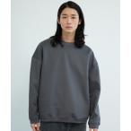 「PUBLIC TOKYO」 長袖Tシャツ 1 ダークグレー メンズ