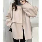 [ECLIN] no color пальто FREE слоновая кость женский 