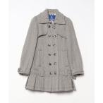 「BURBERRY BLUE LABEL」 ピーコート 36 グレー レディース