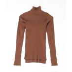 ショッピングタートルネック 「AURALEE」 タートルネックニット 1 ブラウン レディース