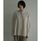 ブラウス シャツ Standcollar Cutoff Shirts レディース