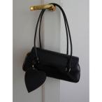 ハンドバッグ ハートチャームスクエアボックスバッグ