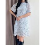 ワンピース 3Dスカラップレースミニワンピース