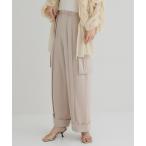 パンツ フラップポケットワイドパンツ レディース