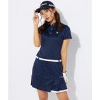 ワンピース 「FILA GOLF」裾プリーツ ウエスト切替デザイン ワンピース 「吸汗速乾/紫外線対策/UVケア」