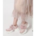 ショッピングスパンコール スニーカー 2WAYフリルベルトスパンコールスニーカー レディース