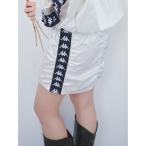 ショッピングkappa スカート 「Kappa」「SET UP対応」シャーリングナイロンスカート
