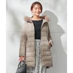 ショッピング毛皮 「ANY SIS」 ダウンコート 1 ベージュ レディース