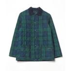 ショッピングラベンハム 「LAVENHAM」 チェック柄ジャケット 38 グリーン レディース