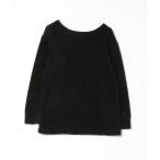 [MARECHAL TERRE] трикотажный джемпер с длинным рукавом 2 черный женский 