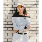 tシャツ オフショルダーカットトップス レディース