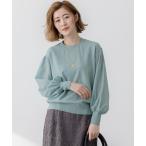 ニット セーター 「洗える」コンフォートストレッチ パフスリーブ ニット レディース