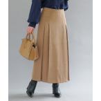 スカート バックゴムボックスプリーツスカート