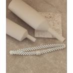 ショッピングベルト ベルト ひし形パールゴムベルト レディース