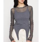 tシャツ RING SHEER 2PIECE トップス レディース