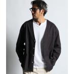 シャツ ECO FRIENDLY DYE SHIRT CARDIGAN：製品染め ニュアンスカラー シャツカーディガン メンズ