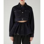 デニムスカート 「crinkle crinkle crinkle」denim circular mini skirt/デニムサーキュラーミニスカート
