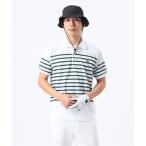 ポロシャツ 「MEN」「別注」LACOSTE / 鹿の子 ボーダー ポロシャツ メンズ