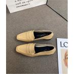 ローファー スクエアトゥローファー レディース