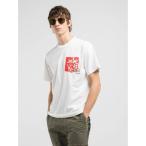 t рубашка хлопок джерси - карман принт футболка мужской 