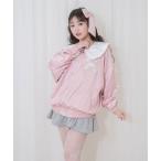 コート アウター 袖リボンハニーちゃんセーラージップアップ レディース