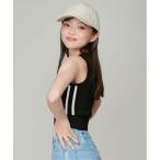 タンクトップ 肌着 「パット取り外し可能」カップ付きテレコショート丈タンク キッズ 子供服 女の子
