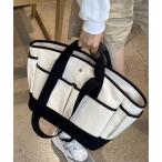 トートバッグ 「 ammy. / エイミードット 」 大容量 多ポケット キャンバス トートバッグ レディース