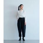 パンツ ポリエステルドビー タックパンツ レディース
