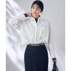 ブラウス シャツ コットンベーシックシャツ レディース