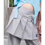 スカート フロントフラッププリーツスカート キッズ 子供服 女の子