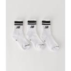 靴下 「New Balance」ライン ソックス3P / キッズ 18cm-24cm キッズ 子供 男の子 女の子