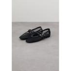 パンプス ダブルベルトメッシュフ�