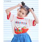 tシャツ 「HELLO KITTY/ハローキティ」別注リンガーTシャツ キッズ 子供服 男の子 女の子