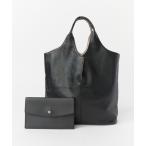 トートバッグ Handbag with clutch bag/ クラッチバッグ付き トートバッグ マチ付 大容量 メンズ レディース