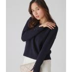 ショッピング日本製 ニット セーター 「洗える／日本製」畦編みニットトップス レディース